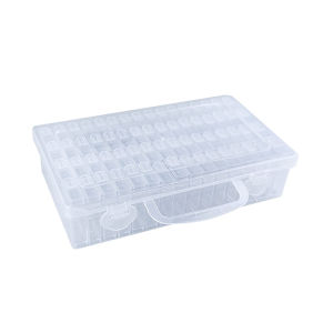 64 Grids Beads Organizer Akrilik Lukisan Sulaman Berlian Plastik Diamond Painting Storage Box