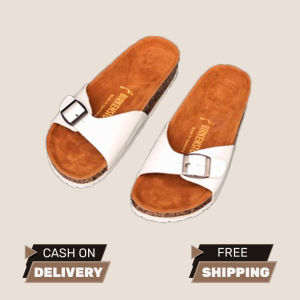 Terlaris Madrid White Sandal Sandal wanita Sendal Sendal wanita Fashion Fashion Wanita Murah Diskon
