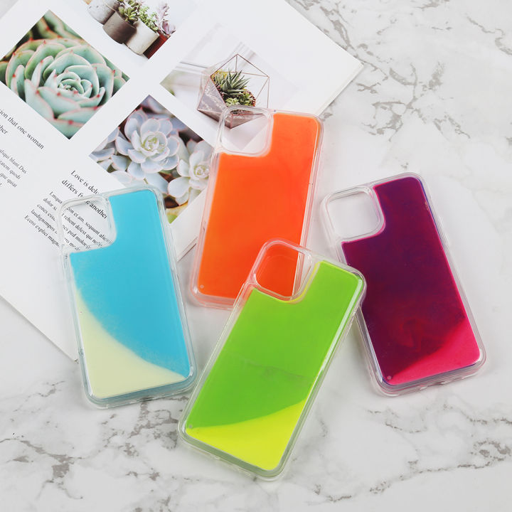 iPhone 11 11 Pro 11 Pro Max Luminous Neon Sand Liquid