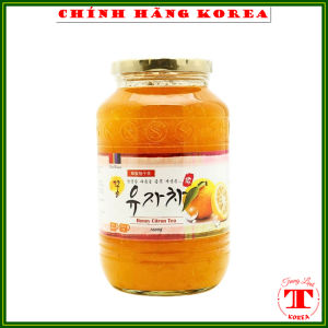 Mật ong chanh hàn quốc chính hãng lọ 1kg - Chanh mật ong bổ sung vitamin phòng viêm họng cảm lạnh - tranglinh
