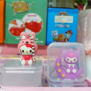 Hộp Móc Chìa Khóa Điện Thoại Nhựa Kuromi Melody Cinnamoroll Pompompurin Kitty Sanrio Đáng Yêu