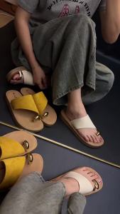 WomenS Flat Sandals For Summer 2026 Suitable For Wearing With Skirts Beach Sandals Slip-On Small Sandals