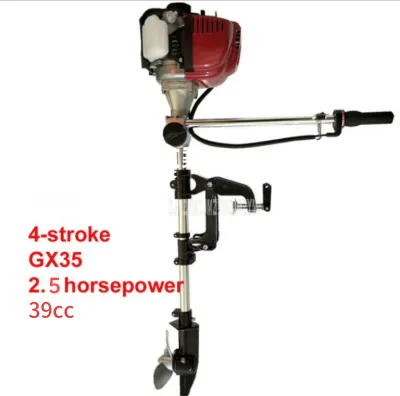 Fishing Boat Engine Inflatable Boat Outboard Motor Gasonline Marine Motor 2/4-Stroke 2.0/2.2/3.5/4.0 Horsepower