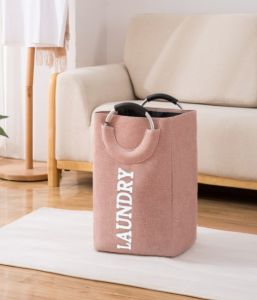 Manila Stock Stadia Home Laundry Hamper Bag with Handle Collapsible Dirty Clothes Tall Basket Foldable for Washing Storage