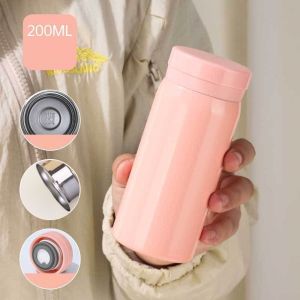 Mini Vacuum Tumbler 200ML Stainless Steel Cute Portable Pocket Water Bottle Stylish & Compact Design