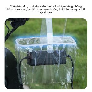 áo mưa chống thấm nước dây buộc vỏ chống nước lỗ mở lớn an toàn và đáng tin cậy bộ sạc xe điện