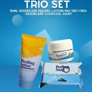 Trio Set 50ml SkeenCare Peeling Lotion+10g SBC+Premium Peeling Soap