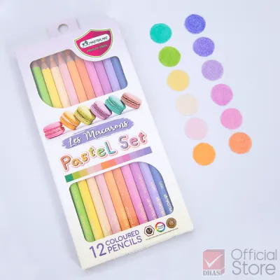 Master Art สีไม้ ดินสอสีไม้ 12 สี สีพาสเทล Special Collection จำนวน 1 กล่อง
