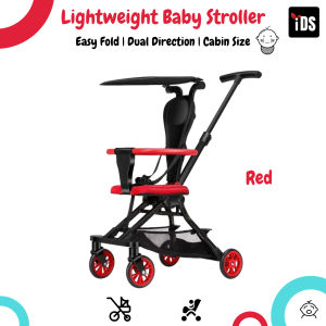 iDS 3.8kg Travel Stroller Baby Toddler Stroller Fully Foldable One Hand Operation Lightweight Carrier multi-functions Prams Baby Push Cart Trolley
