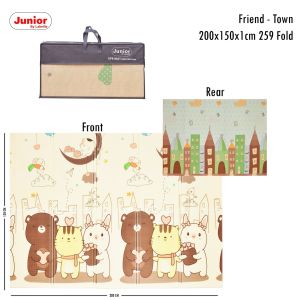 KARPET ANAK PLAYMAT JUNIOR LABEILLE BERKUALITAS PREMIUM LEBAR TEBAL WATERPROFF FREE TAS TEBAL 1cm 2cm Kidu Baby