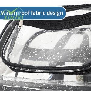 💖💓 กระเป๋าเป้ใสใสสำหรับใส่หนังสือกระเป๋านักเรียนกระเป๋าเก็บของกระเป๋าชายหาดใสกระเป๋าไปโรงเรียน