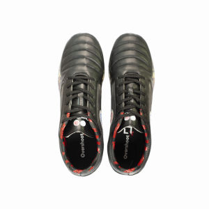 Sepatu Bola Overshoot Hypersonic Hitam - Sepatu Bola Dewasa Pria Terbaru