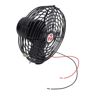 Metal Blade 12V 24V Truck Fan Quiet Cooling System For Buses Cabins Boats And Commercial Vehicles Long Distance Driving