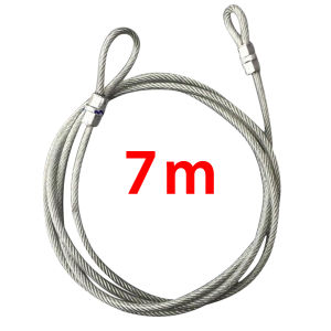 Dây cáp bọc nhựa phi 10mm dài từ 0.8m tới 20m Dây cáp khóa xe máy xe đạp khóa cổng cực chắc chắn - Huy Tưởng