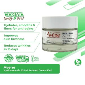 Avène Hyaluron Activ B3 Cell Renewal Cream 50ml [92% of ingredients are of natural origin][Vegan]