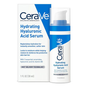 Cerave Hydrating Hyaluronic Acid serum เซรั่ม 30 ml เหนอะหนะ เซรั่มบำรุงผิวหน้า เพื่อผิวนุ่มชุ่มชื้น ยาวนาน เนื้อบางเบา
