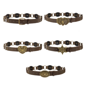 Stylish Waist Belt Chain Dancers Costume Studded Belt Simple Chain Belt for Suit Skirt Jeans Body