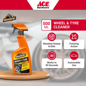 Armor All Wheel & Tire Cleaner 500ml | Triple Action Formula | Removes Brake Dust Dirt & Grime | Fast Acting Deep Clean | Safe for Alloy Steel & Chrome Wheels | ACE Hardware