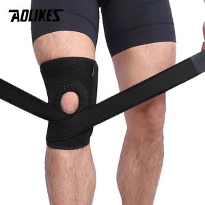 Đai bảo vệ đầu gối Aolikes A-7908 có lò xo đàn hồi trợ lực hỗ trợ dây chằng xương bánh chè Sport Knee Pad