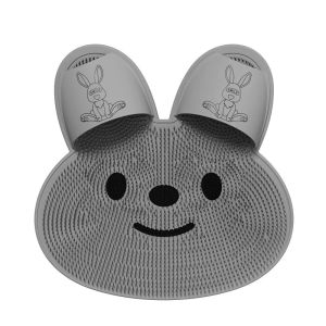 Exfoliating นวดอาบน้ำ Scraper ห้องน้ำ Non-SLIP Bath MAT กลับแปรงนวดซิลิโคนอาบน้ำนวดเท้าชุดว่ายน้ำเครื่องมือ