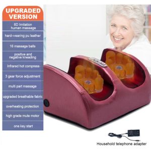 【COD】HAIM Foot Massager Electric Heating Acupoint Massage Machine Multi Functional Foot Leg Relax Kneading Scraping Massager Portable Foot Care Spa Equipment For Family Office Staff Parents Gift