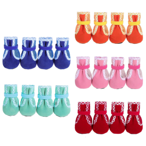 Mèo Mưa Tuyết Booties Giày Dép Đặt Mùa Đông Ấm giày cho chó Bàn Chân Bảo Vệ Cho chó lớn Đi Bộ Ngoài Trời
