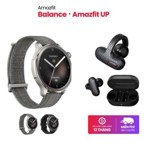 [COMBO] Đồng hồ thông minh Amazfit Balance + Tai nghe nhét tai open-ear Amazfit UP- Hàng chính hãng - Bảo hành 12 tháng