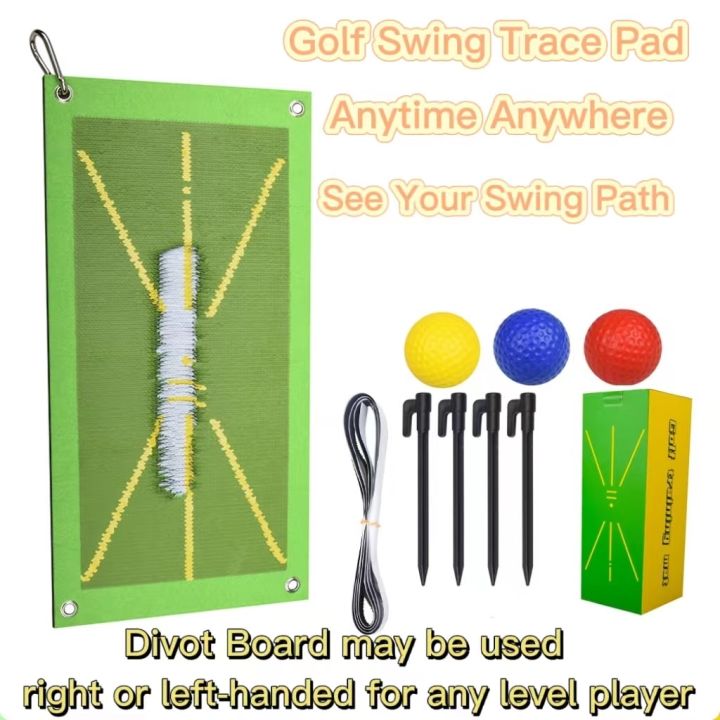 Golf Divot BoardLow Point and Swing Path TrainerInstant Feedback Golf