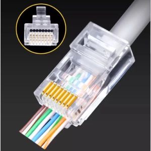 100 Hạt Mạng Xuyên Thấu RJ45 Cat5 Cat6_Đầu bấm mạng xuyên thấu