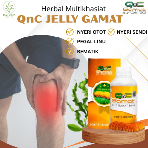 Obat Rematik Nyeri Lutut Patah Tulang Nyeri Sendi Nyeri Otot Pegal Linu Kolestrol - QnC Jelly gamat Ekstrak Teripang Emas