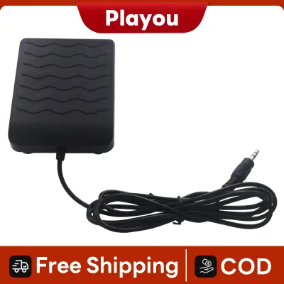 Piano Sustain Pedal 3.5mm Jack Universal Durable Damper Foot Pedal for Repairing