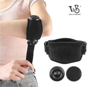 T2P 1 PCS Sports Tennis Elbow Band for Tendonitis Golfers Elbow Strap with Compression Pad