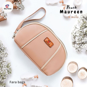 Dompet Pouch Wanita Mauren By Biru Tsabita Bahan Waterproof Anti Air Multifungsi