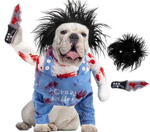 Dudu Pet Vui quần áo cho chó Halloween Chó Trang Phục Cosplay Hài Hước Trang Phục Mèo Bộ quần áo Bulldog Teddy Xmas Lễ Hội quần áo dự tiệc