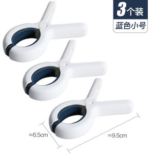 ไม้หนีบผ้า (แพ็ค 3 ชิ้น)  คลิปหนีบผ้าห่ม คลิปหนีบผ้ากันลมขนาดใหญ่ ผ้าปูที่นอน คลิปหนีบพลาสติกที่หนีบผ้า พลาสติกอย่างดี ไม่กรอบง่าย แบบตัวใหญ่ ใช้สำหรับหนีบผ้าห่ม ผ้าขนหนู ตุ๊กตา หมอน