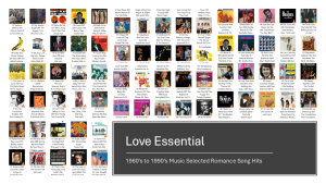 1960s to 1990s Love Essential Music Selected Song Hits 500 Romance Song Hits MP3 Files Collection in 32GB USB Flash Drive With Surprise Gift And Free OTG Connector. 500+ Love Essential Music Hit Songs