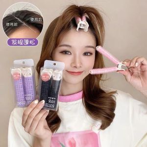 2PCS/Pack Korean Hair Curler Hair Root Fluffy Clip Girl Curling Tube Air Bangs Fixed Clip Fluffy Styling Clip
