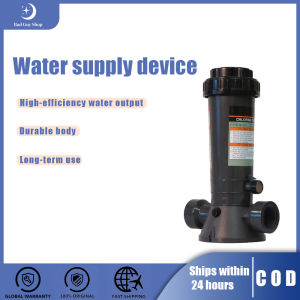 Jet-Flo Automatic Inline Chlorine Feeder with Flow Control Valve Swimming Pool Chlorinator for Pool Water Disinfection