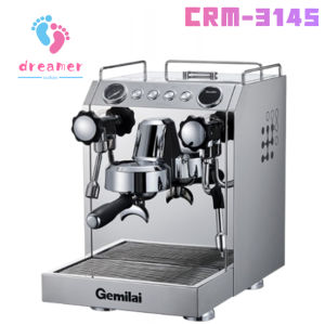 เครื่องชงกาแฟ รุ่น：CRM-3145 เครื่องชงกาแฟไอน้ำกึ่งอัตโนมัติเชิงพาณิชย์ ระบบสายดูด ฟังก์ชั่นอัตโนมัติ  2650 วัตต์ 15 บาร์