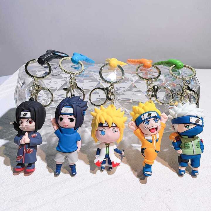 Gantungan Kunci 3D Karakter Anime Naruto Keychain Karakter Lucu