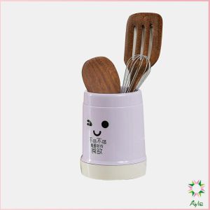 Ayla กล่องเก็บช้อนส้อม กล่องเก็บตะเกียบ มีฝาปิดกันฝุ่น น่ารัก chopsticks storage box