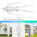 WAVLINK AC1200 High Power Outdoor Weatherproof WiFi Range Extender/Wireless Access Point/mesh agent with Passive POE, Dual Band 2.4GHz 300Mbps+5.8 GHz 867Mbps, 4x7dBi Detachable Omni Directional Antennas, Easy Mesh Technology Supported, No WiFi Dead Zones. 