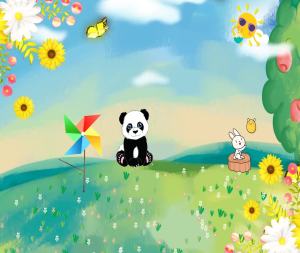 Grand Panda Anime Mascot Cartoon Costume Suit Men Women Carnival Christmas Birthday Party Easter.