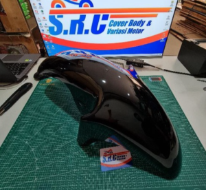 Slebor Spakbor Sepakbor Depan Ninja 150 RR KRR Warna Hitam Rubahan GL CB Tiger Merk Win
