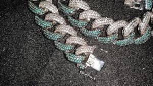 TOPGRILLZ Miami Cuban Link Chain Necklace Mens Hip Hop Gold Color Iced Out Cubic Zircon Necklaces Jewelry Gifts 16"-30"