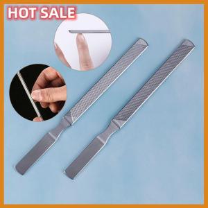 🔥🔥🔥dingdaocunz Stainless steel metal file nail art beauty dual sided pedicure manicure tool
