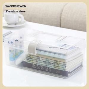 [COD] Mask Storage Box With Handle Household Dust-proof Sealed Large-Capacity Box Waterproof Dustproof Sundries Storage Box Holder