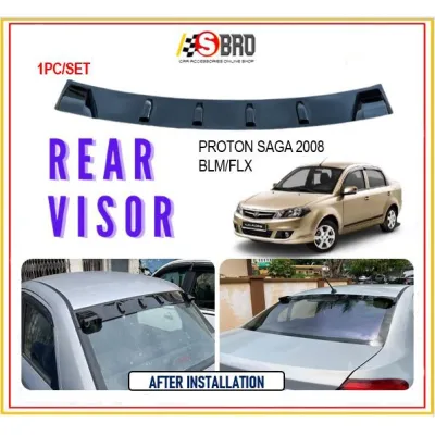 Proton Saga FLX/ Saga BLM Door Visor 3 Air Press Window Style Acrylic Wind Deflector (4PCS/SET)