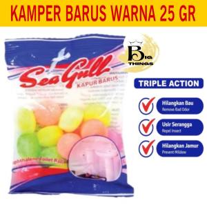 25 GRAM KAMPER SEAGULL KAMPER WARNA Untuk Toilet Kamar Mandi WC Napthalene Ball