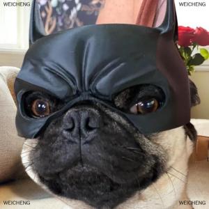 [COD] WEICHENG Dog Bat Cool Man Mask Dog Avenger Mask Cute Bat Mask Superhero Toys Halloween Costume For Dogs Pet Supplies